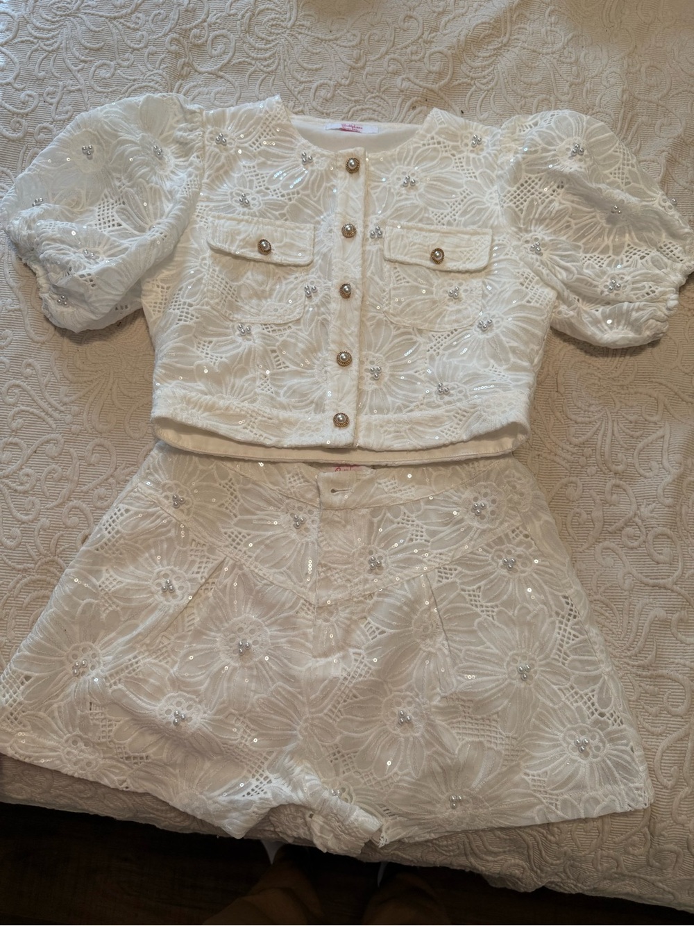Buddy Love Two Piece Set Shorts with Elastic Waistband
